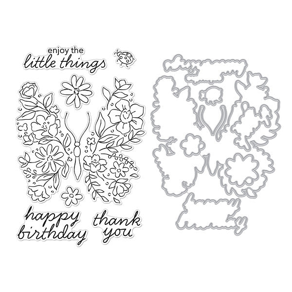 Floral Butterfly Stamp & Cut of the Month - December 2024