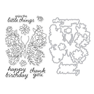 Floral Butterfly Stamp & Cut of the Month - December 2024