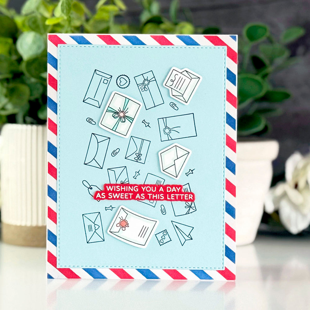 Send & Seal -  (Dies Only) Coordinates with the Clear Stamp of the Month