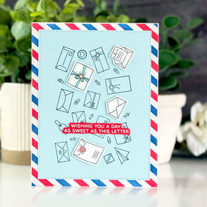 Send & Seal -  (Dies Only) Coordinates with the Clear Stamp of the Month