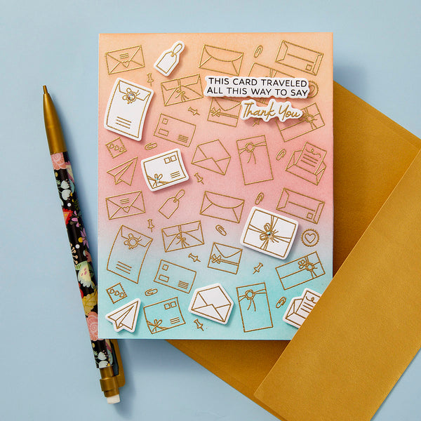 Send & Seal -  (Dies Only) Coordinates with the Clear Stamp of the Month