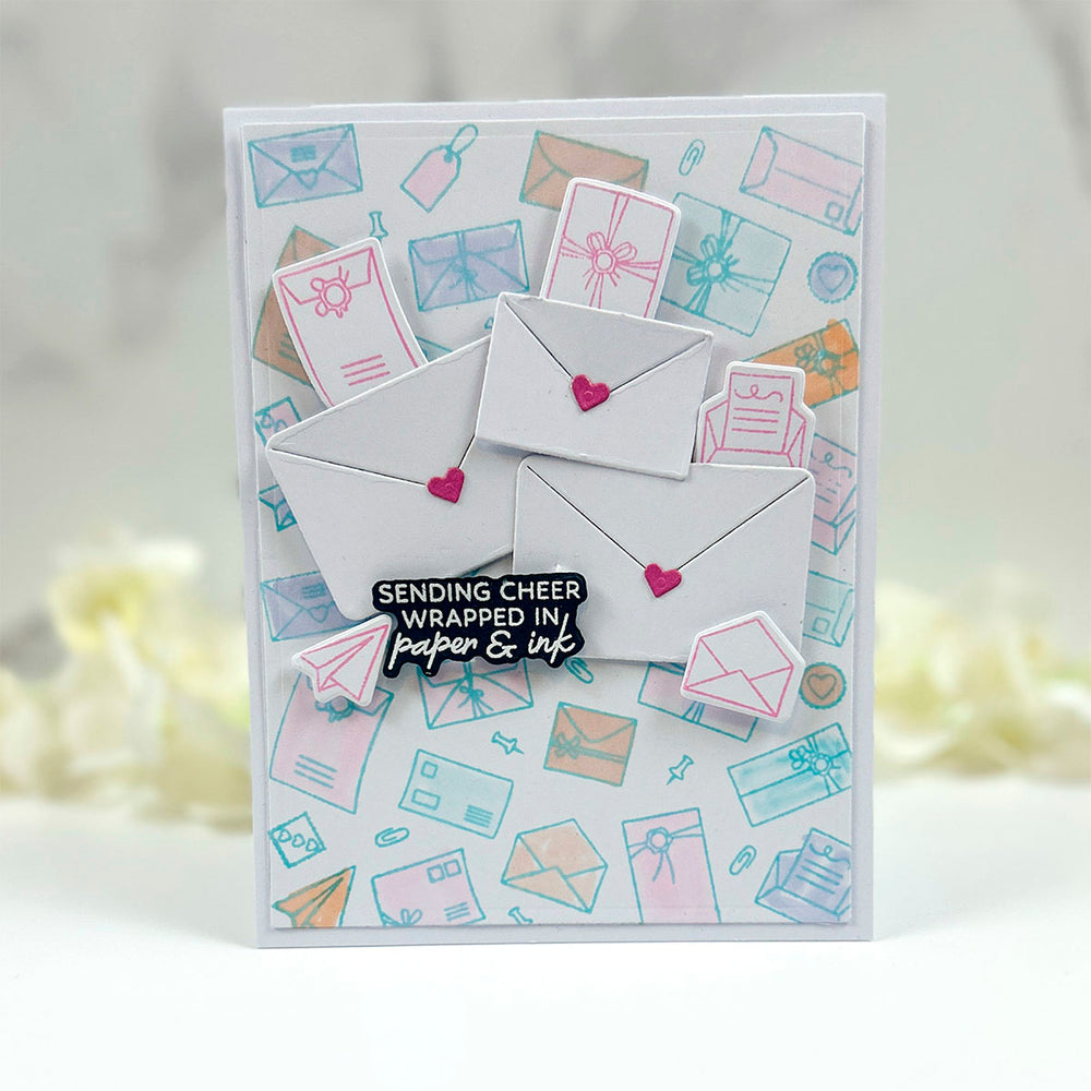 Send & Seal -  (Dies Only) Coordinates with the Clear Stamp of the Month