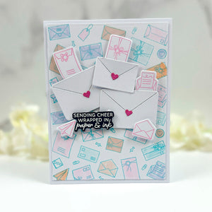 Send & Seal -  (Dies Only) Coordinates with the Clear Stamp of the Month