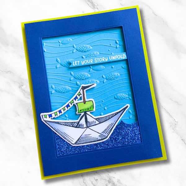 Paper Splash - (Dies Only) Coordinates with the Clear Stamp of the Month