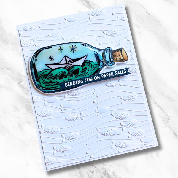 Paper Splash - (Dies Only) Coordinates with the Clear Stamp of the Month