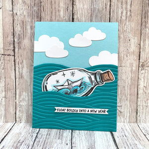 Paper Splash - (Dies Only) Coordinates with the Clear Stamp of the Month