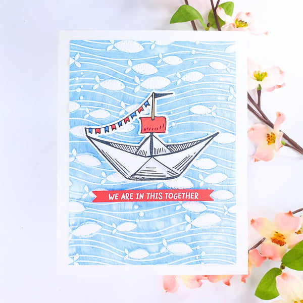 Paper Splash - (Dies Only) Coordinates with the Clear Stamp of the Month