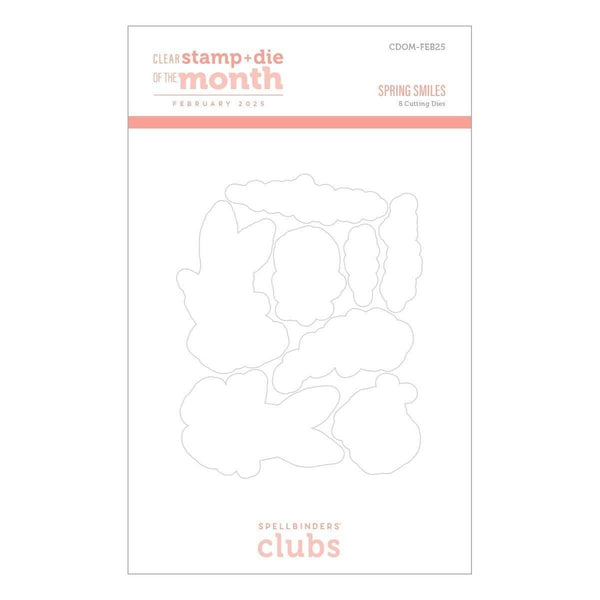 Spring Smiles -  (Dies Only) Coordinates with the Clear Stamp of the Month