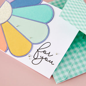 Best Year Sentiments - Clear Stamp & Die of the Month Club