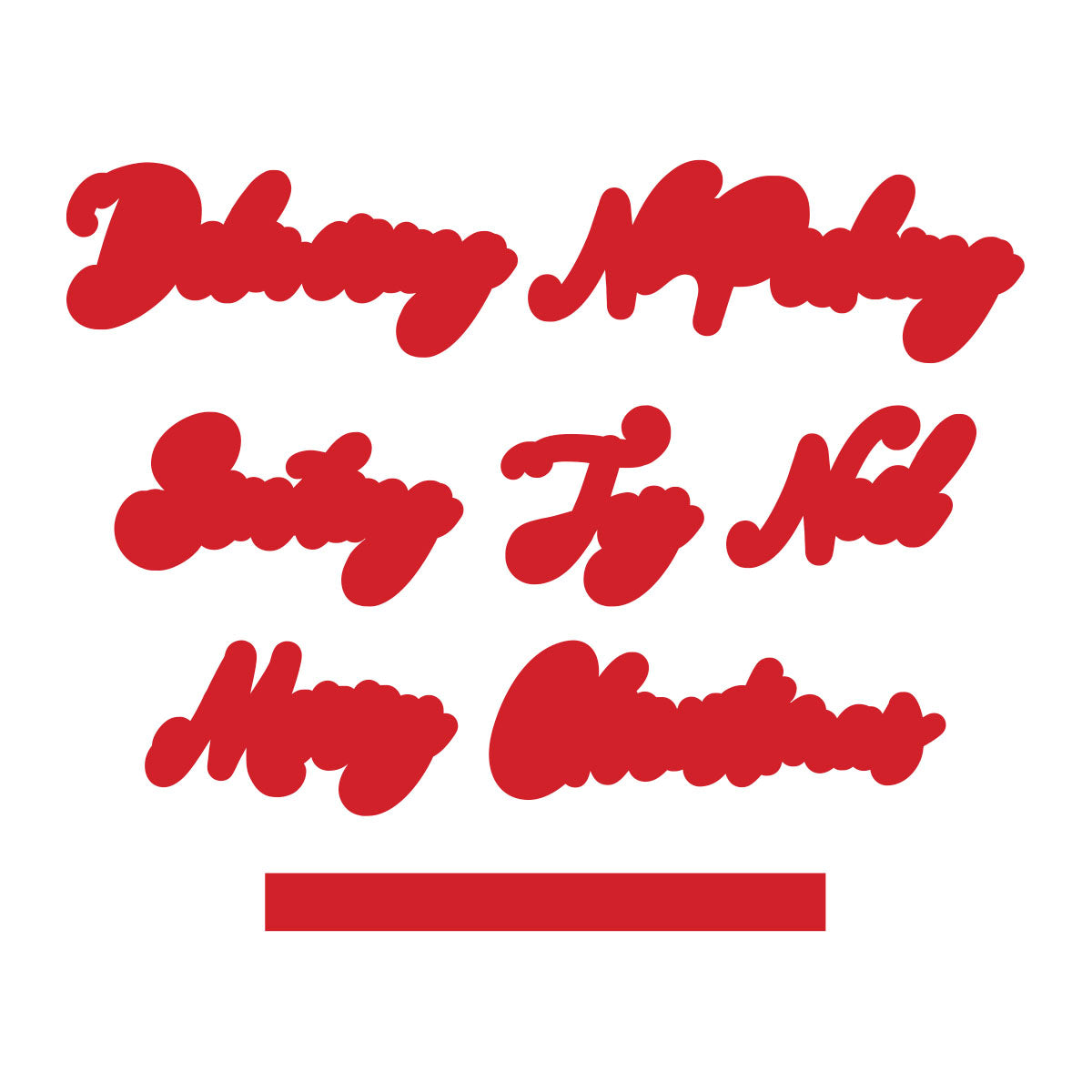 Christmas Magic Sentiments - (Dies Only) Coordinates with the Clear Stamp of the Month
