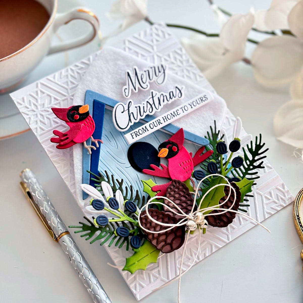 Christmas Magic Sentiments - (Dies Only) Coordinates with the Clear Stamp of the Month