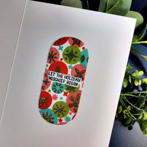 Cue the Merry Clear Stamp & Die of the Month - card project 5