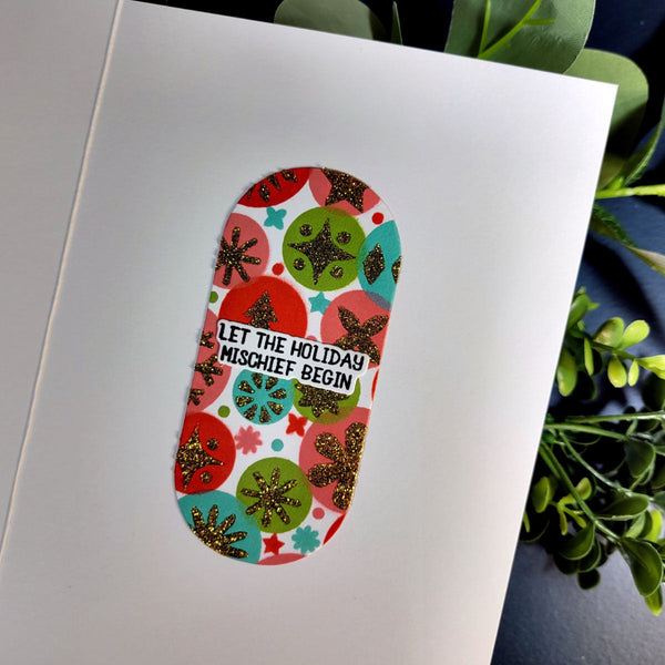 Cue the Merry Clear Stamp & Die of the Month - card project 5