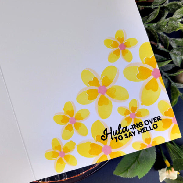 This Way to Rainbows Clear Stamp and Die of the Month - card project 15