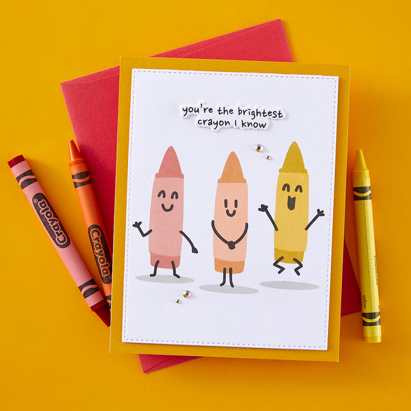 Crayon Creations -  (Dies Only) Coordinates with the Clear Stamp of the Month