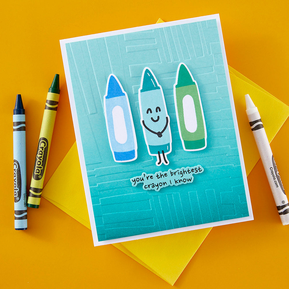 Crayon Creations -  (Dies Only) Coordinates with the Clear Stamp of the Month