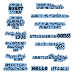 Burst of Summer - Clear Stamp & Die of the Month