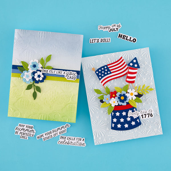 Burst of Summer - Clear Stamp & Die of the Month