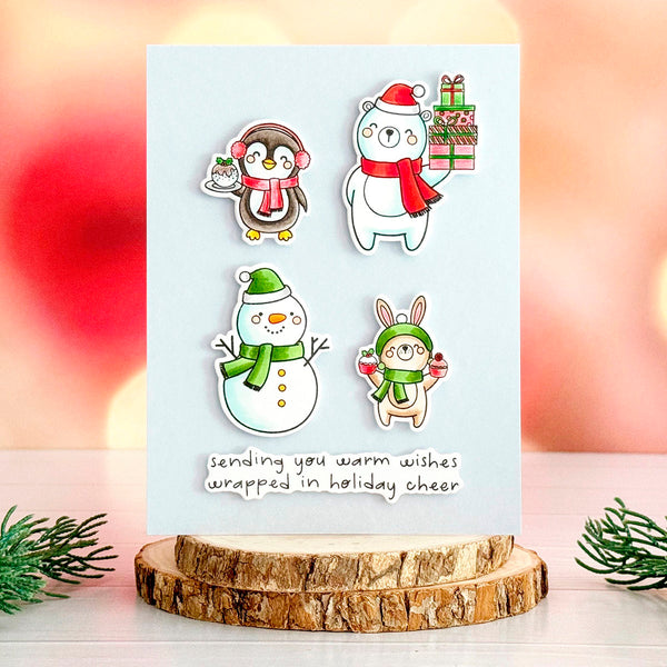 Holiday Besties - (Dies Only) Coordinates with the Clear Stamp of the Month