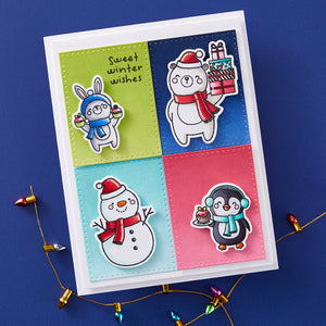 Holiday Besties - (Dies Only) Coordinates with the Clear Stamp of the Month