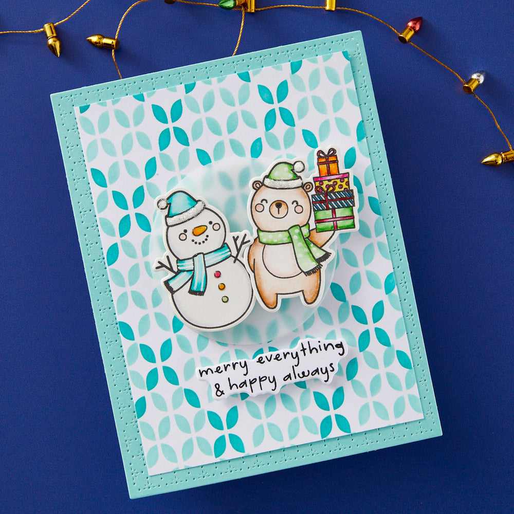 Holiday Besties - (Dies Only) Coordinates with the Clear Stamp of the Month