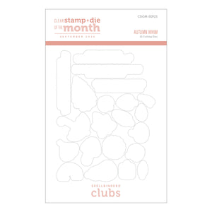 Autumn Whim - (Dies Only) Coordinates with the Clear Stamp of the Month