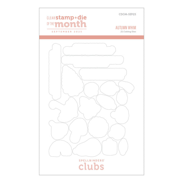 Autumn Whim - (Dies Only) Coordinates with the Clear Stamp of the Month