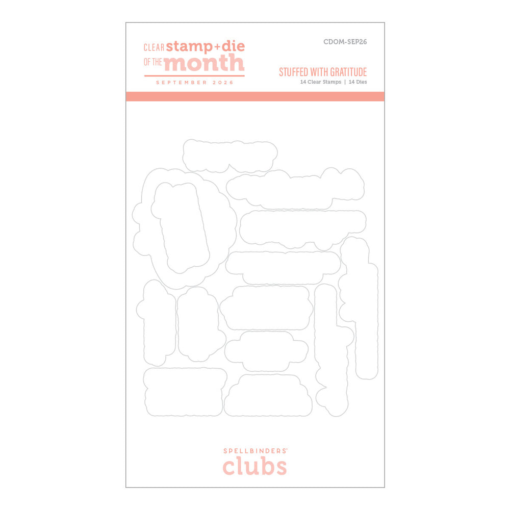 Clear Stamp & Die of the Month Club