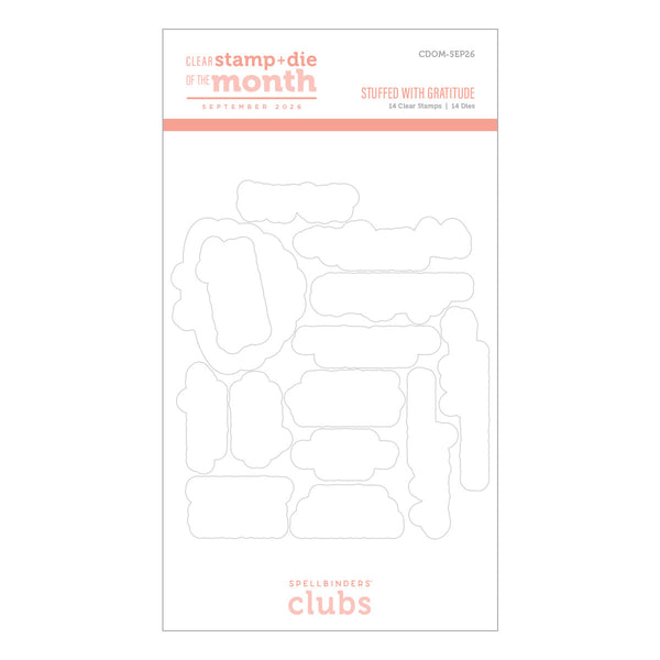 Clear Stamp & Die of the Month Club