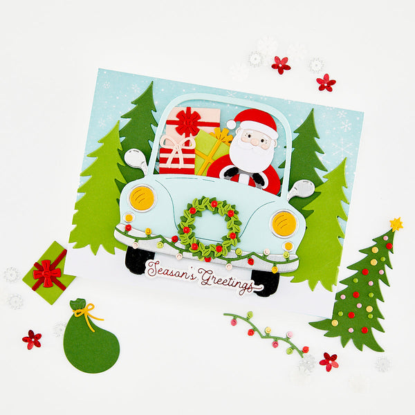 Hero Arts Winter Words Letterpress + Foil & Cut