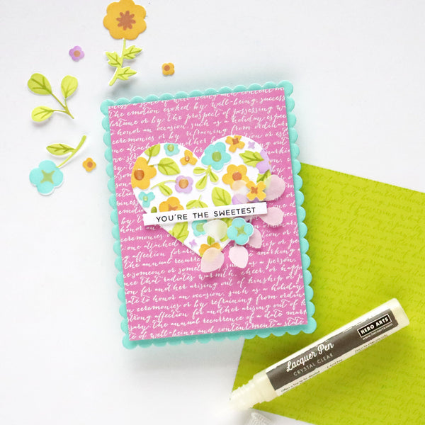 Script Bold Prints Cling Stamp