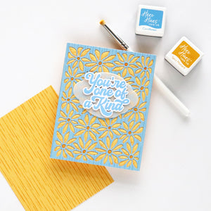 Rain Texture Bold Prints Cling Stamp