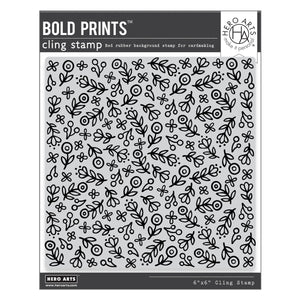Hero Arts Whimsy Floral Cling Rubber Stamp from the Spring Whimsy Collection