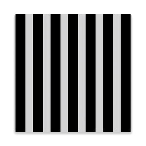 Wide Stripe Bold Print Cling Rubber Stamp