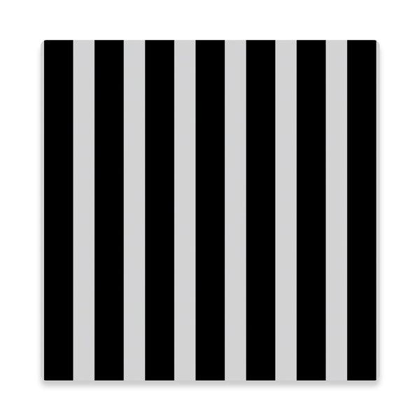Wide Stripe Bold Print Cling Rubber Stamp