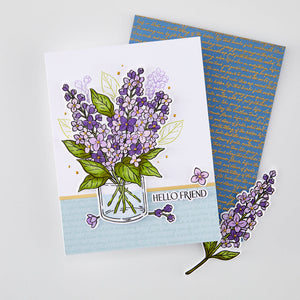 No One Lilac You Clear Stamp Set