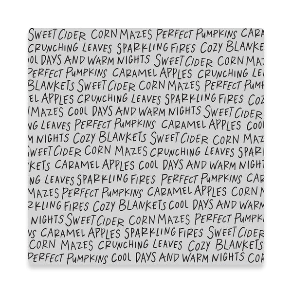 Cozy Vibes Cling Stamp