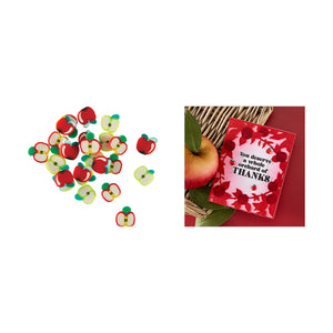 Mini Clay Apples Embellishments