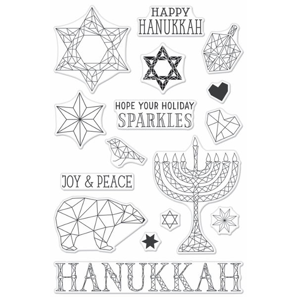 Happy Hanukkah Clear Stamp Set