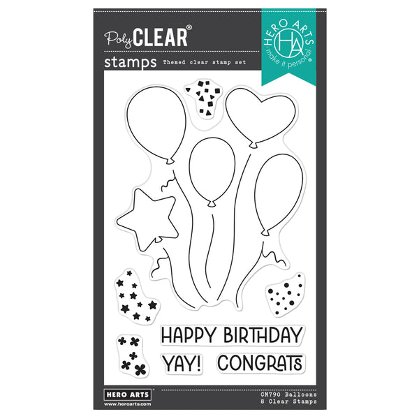 Balloons Clear Stamp Set
