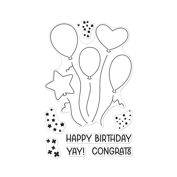 Balloons Clear Stamp Set