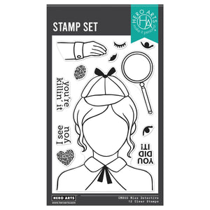 Hero Arts Miss Detective Stamp Set