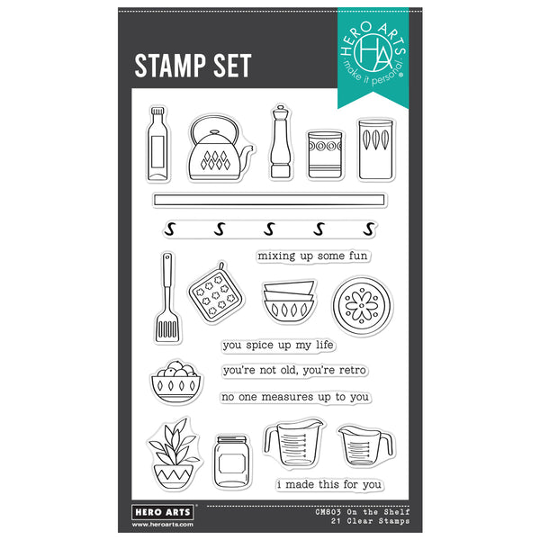 Hero Arts On the Shelf Clear Stamp Set