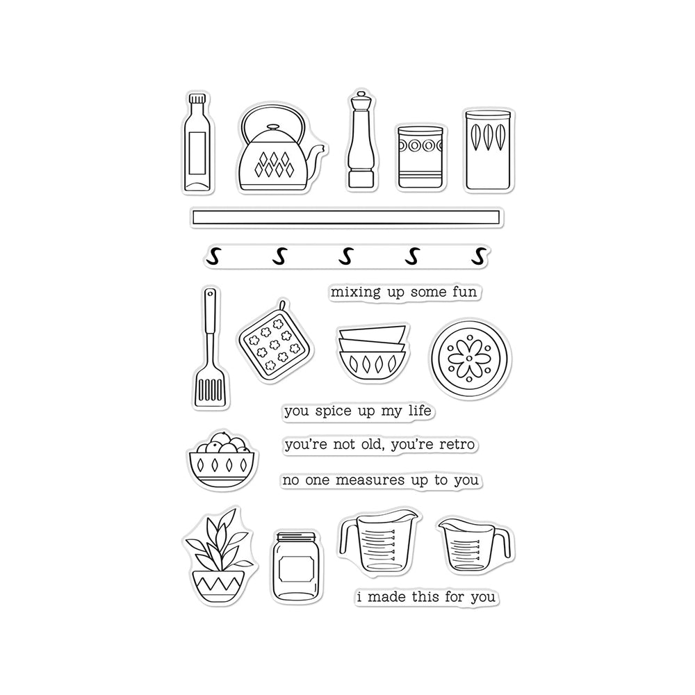 Hero Arts On the Shelf Clear Stamp Set