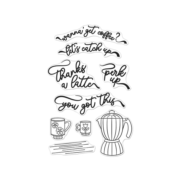 Hero Arts Perk Up Clear Stamp Set