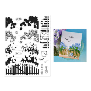Coastal Blooms HeroScape Clear Stamp Set