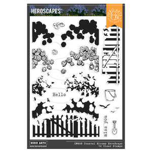 Coastal Blooms HeroScape Clear Stamp Set