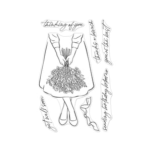 Summer Blooms Clear Stamp Set