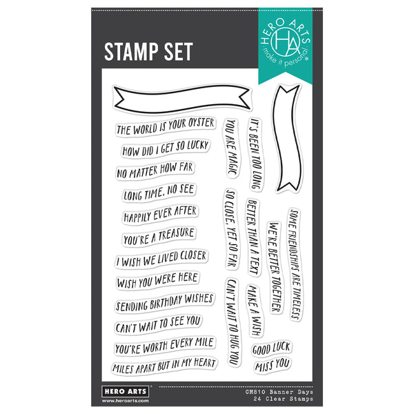 Banner Days Clear Stamp Set