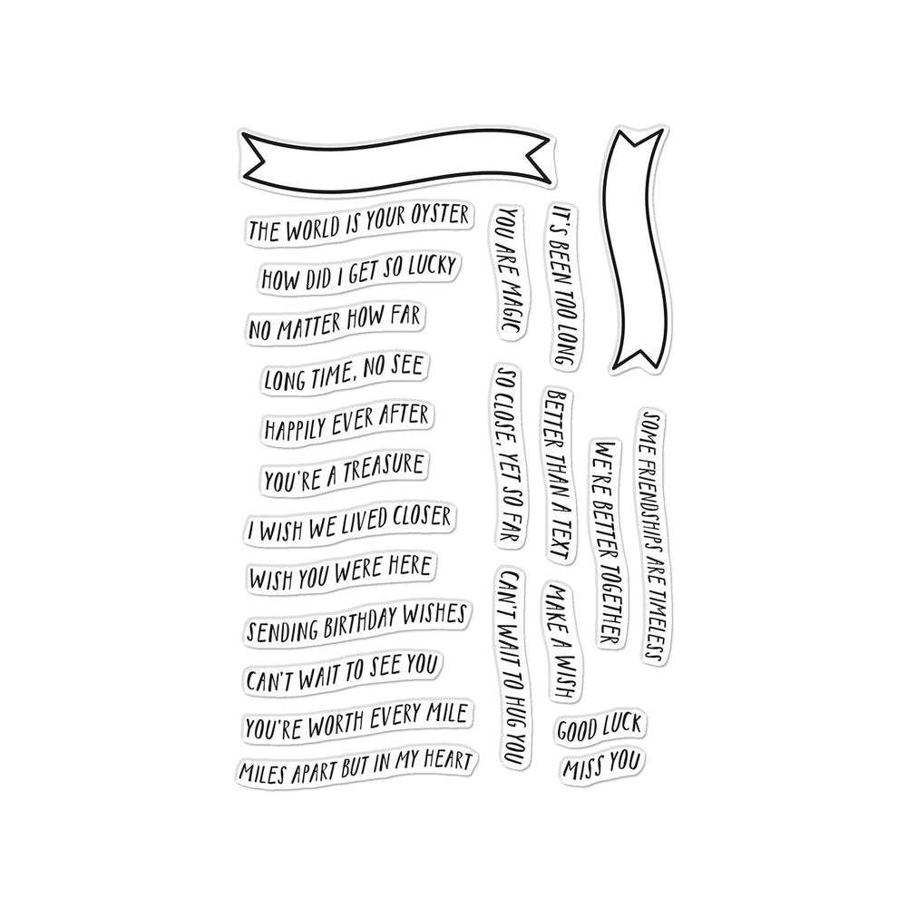 Banner Days Clear Stamp Set